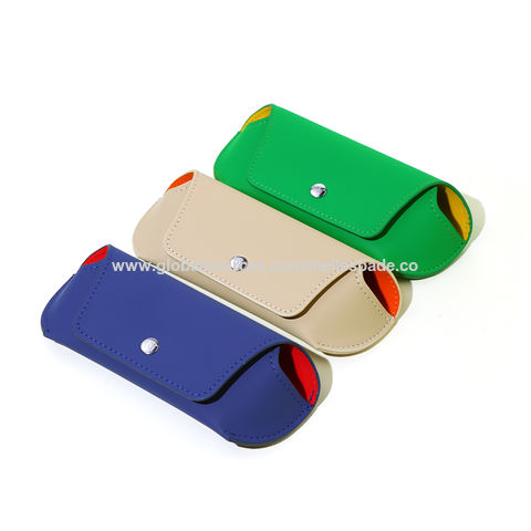 PU Sunglasses Hard Cases OEM Custom Logo Metal Spectacle Sunglasses Case -  China Sunglasses Box and Packaging Box price