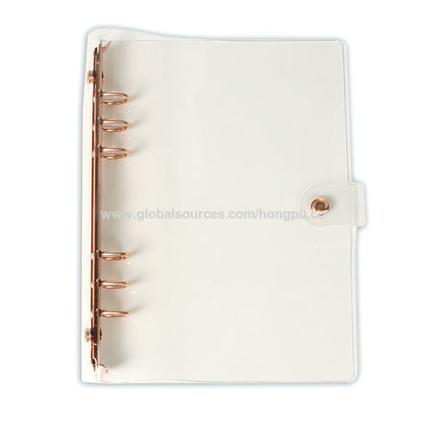 Wholesale China Luxury Loose Leaf White Checkboard Planner Cover