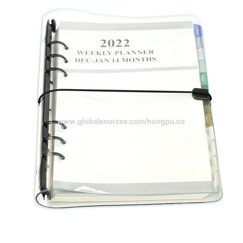 Wholesale 2022 hot sales A6 PU binder ,personal size loose leaf