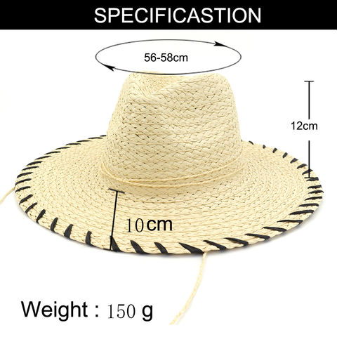 Wholesale New Spring And Summer Jazz Big Brim Hat Women Outdoor Travel  Sunshade Straw Hat $2.12 - Wholesale China Women's Straw Hats at Factory  Prices from NINGBO GENERAL UNION CO., LTD.