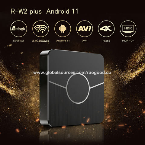 Android Android TV Box 10 4GB 64GB 32 GB de vídeo 3D 6K H. 265 Media Player  2.4G Bluetooth WiFi de 5GHz Decodificador Smart TV Box - China TV Box, Android  TV Box