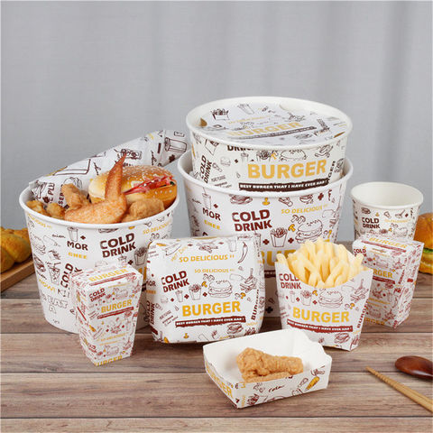 Custom Kids Set Snack Fast Food Packaging Containers Package
