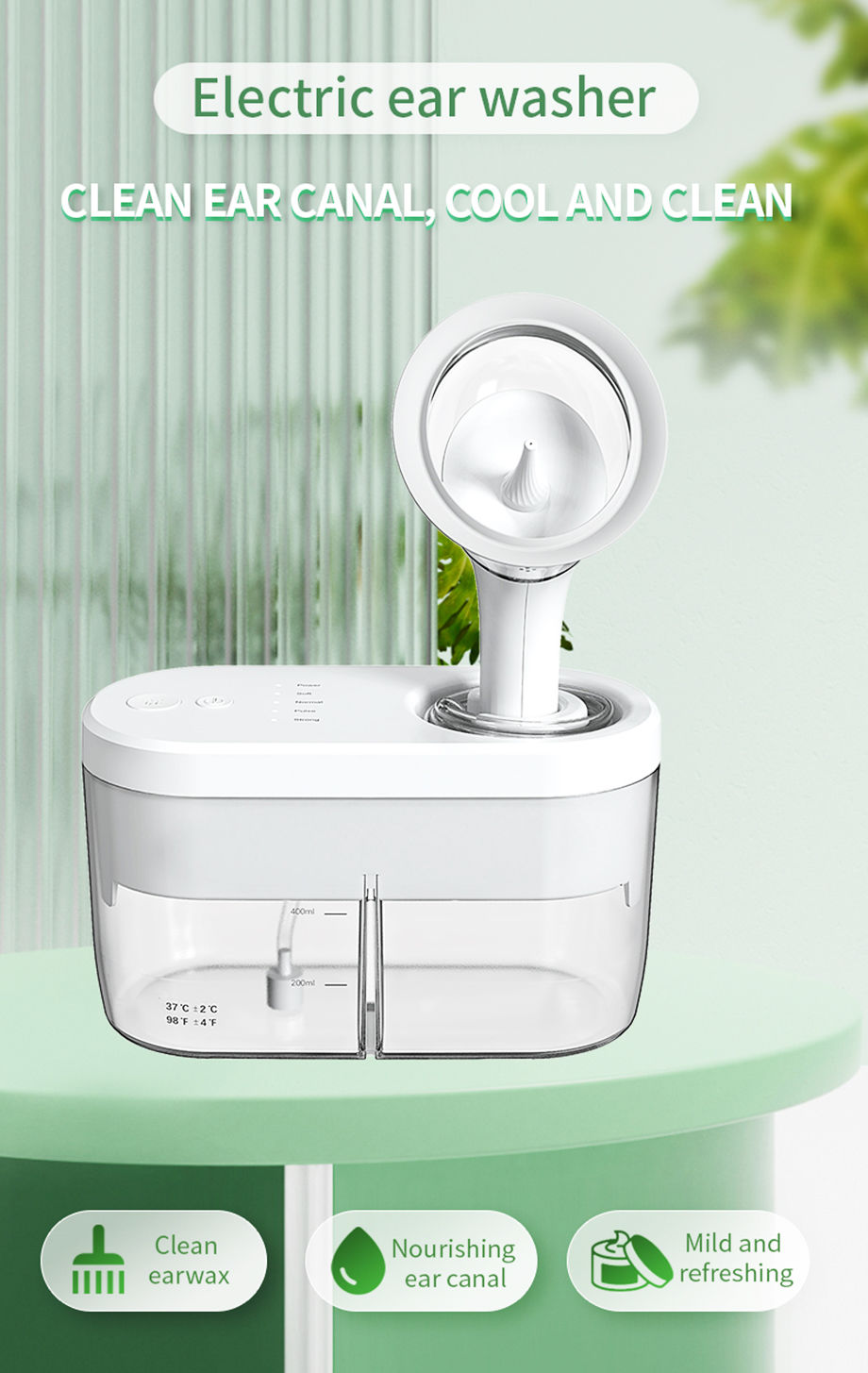 Electric Ear Washer, Ear Canal Washer, Electric Ear Wax Cleaner ...