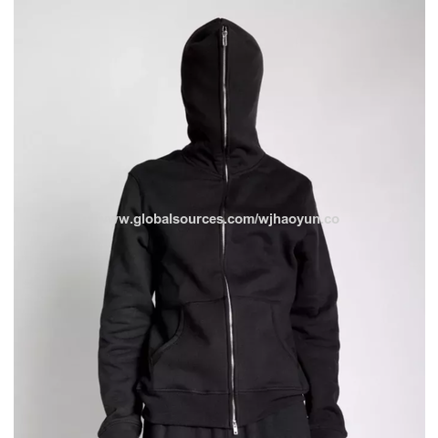 Buy China Wholesale Custom Design Logo Unisex Blank Full Face Zip Hoodies Wholesale Skull Full Zip Up Hoodie Manufacturer Custom Unisex Full Zip Hoodies 8 Globalsources