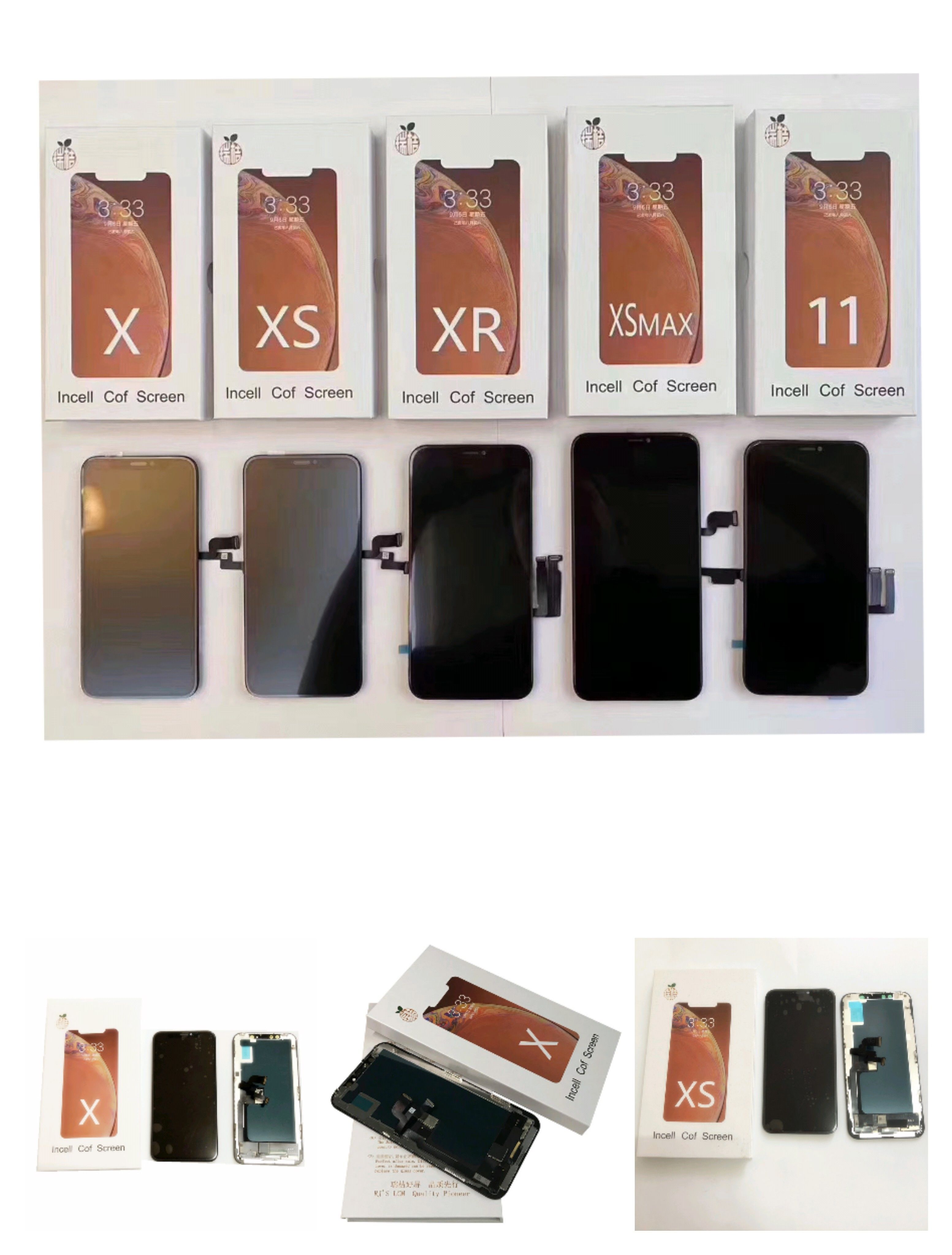 Replacement For iPhone X XS MAX XR JK Incell LCD Display Touch