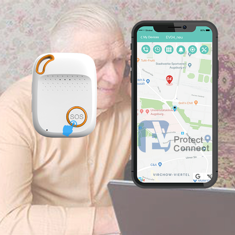 Montre téléphone personnes âgées en ligne : traceur GPS Alzheimer
