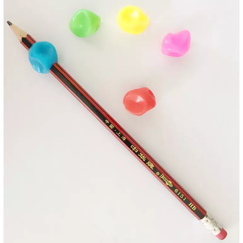 Goma de borrar con forma de bolígrafo para estudiantes de escuela