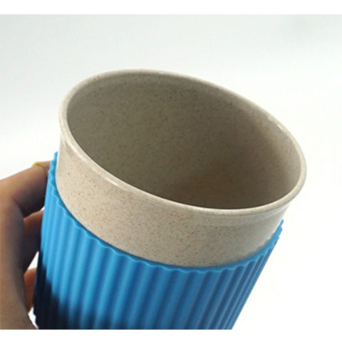 Rice Husk Bamboo Fiber Coffee Mug Cups - China Bamboo Fiber Cup