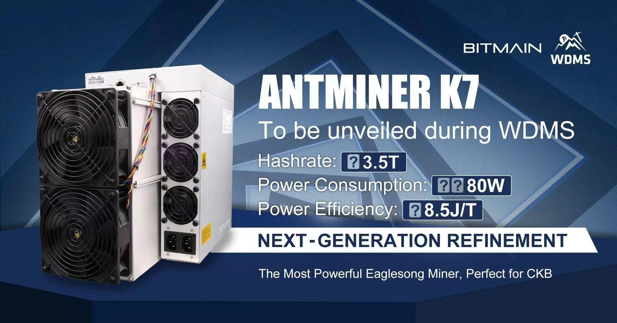 Buy Wholesale China Bitmain Antminer K7 Ckb Miner Eaglesong Miner