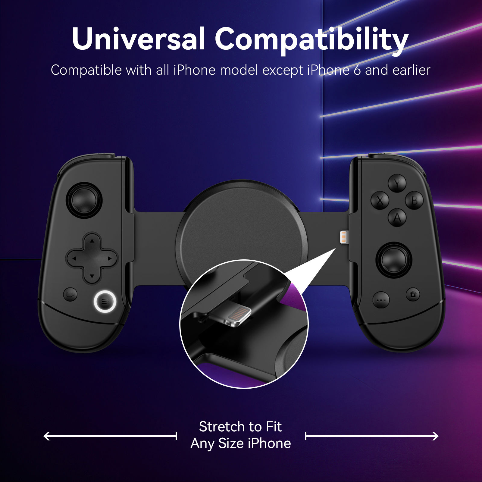 Buy Wholesale China Mobile Game Controller For Iphone Builtin Cooling
