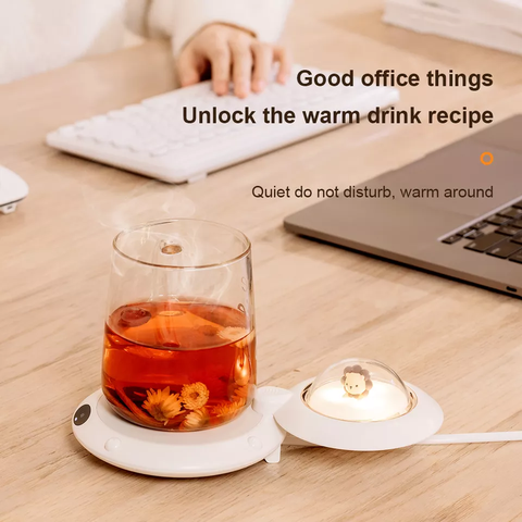 Heating Coaster Electric Waterproof Coffee Cup Warmer Portable Usb