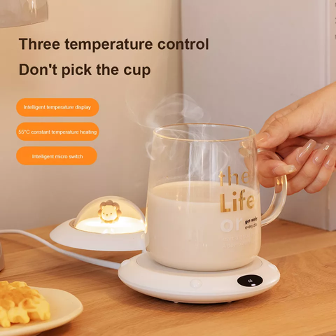 Portable Electric Heating Cooling Cup, Digital Display Multi Functional Car  Smart Coffee Mug Cooler Warmer with Quick Cooling and Heating for Milk