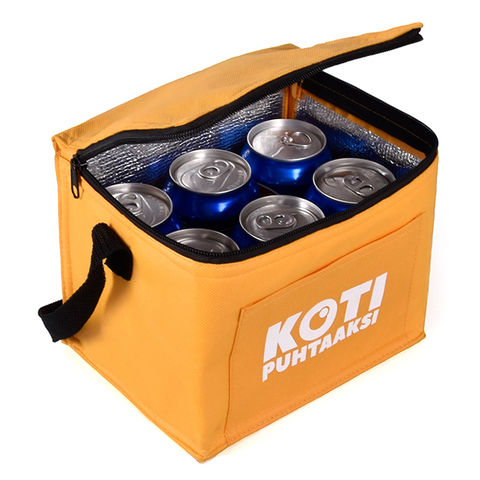 Bolsa térmica para almuerzo no tejida con embalaje promocional personalizada