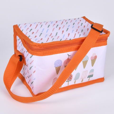 Bolsa térmica para almuerzo no tejida con embalaje promocional personalizada