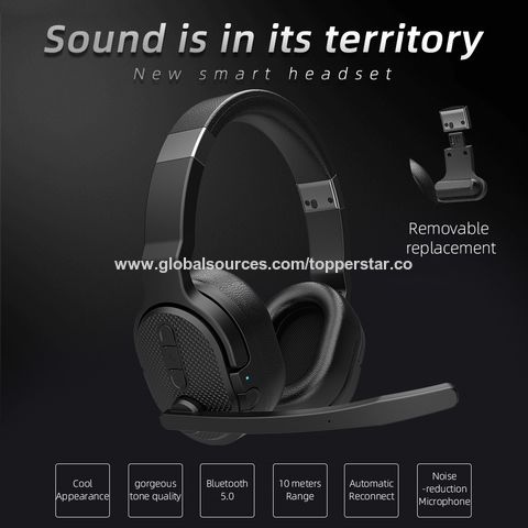 Trucker Headset 5.0 with Microphone Noise Cancelling Wireless