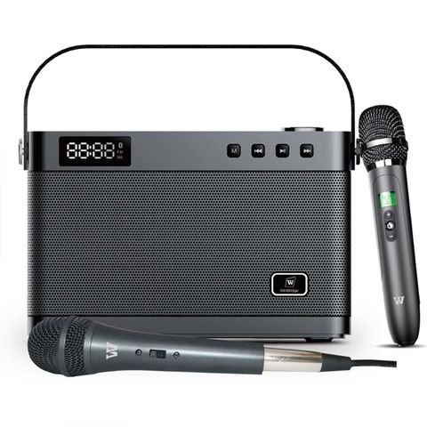 Amplificateur vocal Portable Bluetooth 4000mah Haut-parleur rechargeable  pour salle de classe, réunions et extérieur (noir)