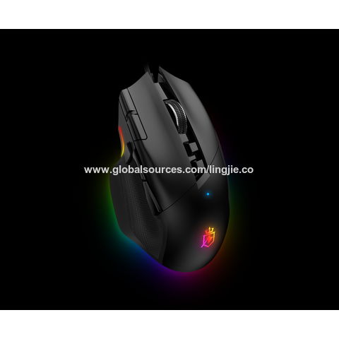 RGB Gaming Mouse Wired, 8 Programmable Buttons, Mechanical Switches, 5  Adjustable DPI, Ergonomic USB Computer Gaming Mouse with Fire Button 