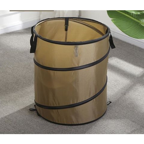 10 Gallons Garden Yard Bag, 37.8l Collapsible Lawn And Leaf Waste Bag,  Reusable Camping Trash Can