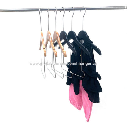 Buy Wholesale China Baby Outfit Display Hanger Wooden With Metal Wire Body  Shape Hanger Bulk & Display Hanger at USD 0.95