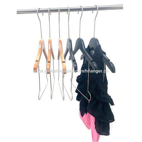 Buy Wholesale China Baby Outfit Display Hanger Wooden With Metal Wire Body  Shape Hanger Bulk & Display Hanger at USD 0.95