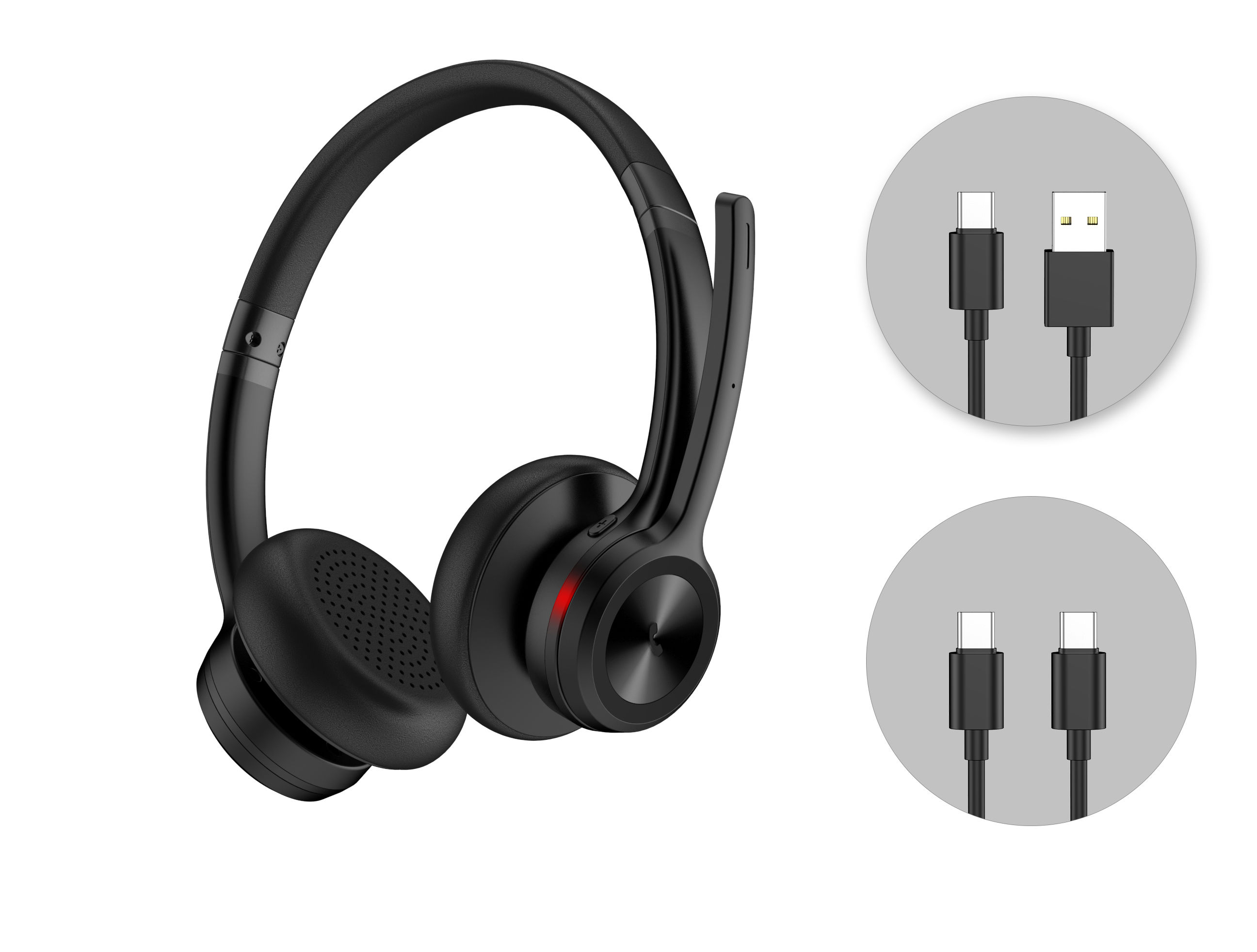 Wired Noisecancelling Usb Office Headset Ms Teams Operation Office