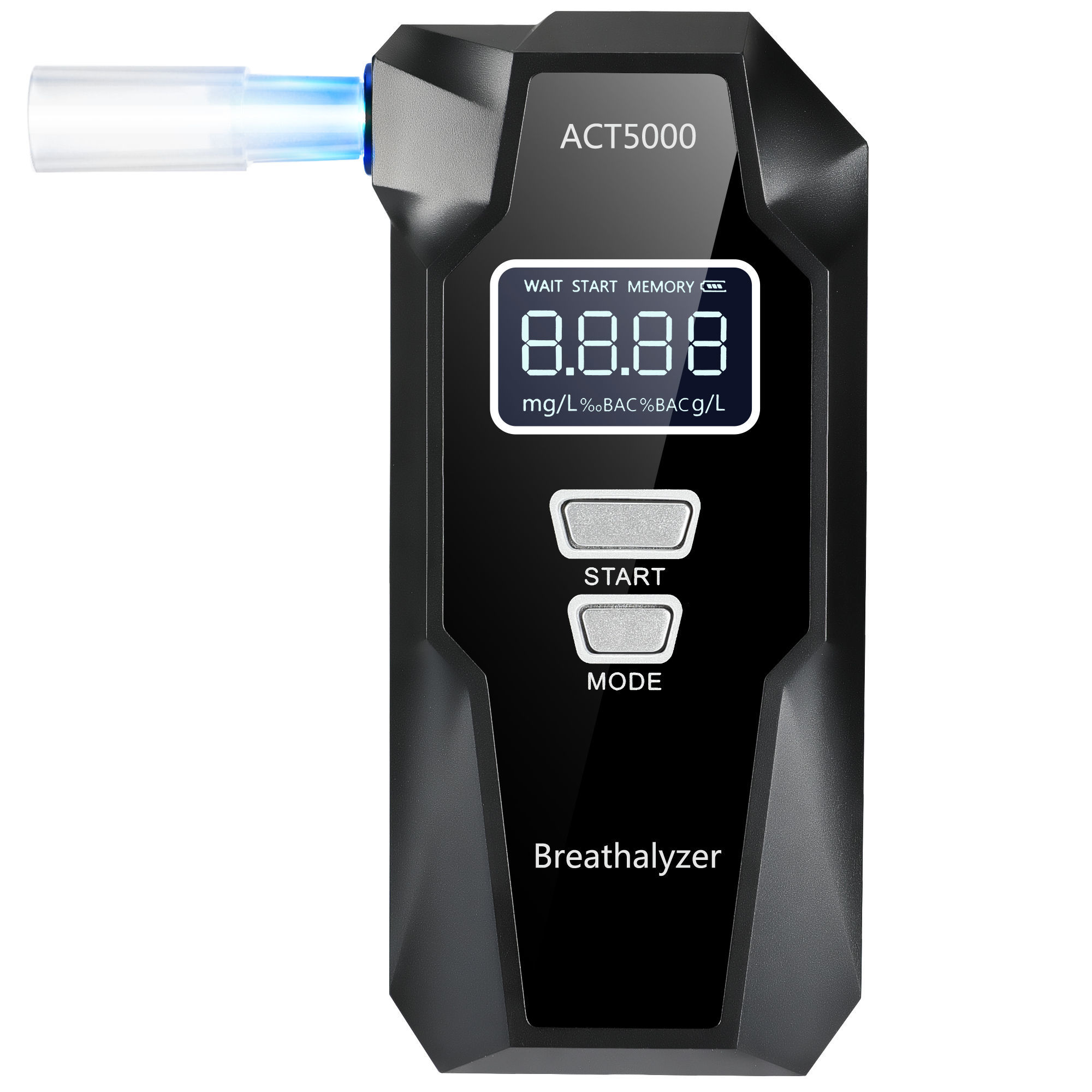 Testeur d'alcool Test rapide Haute précision Digital Breathalyze