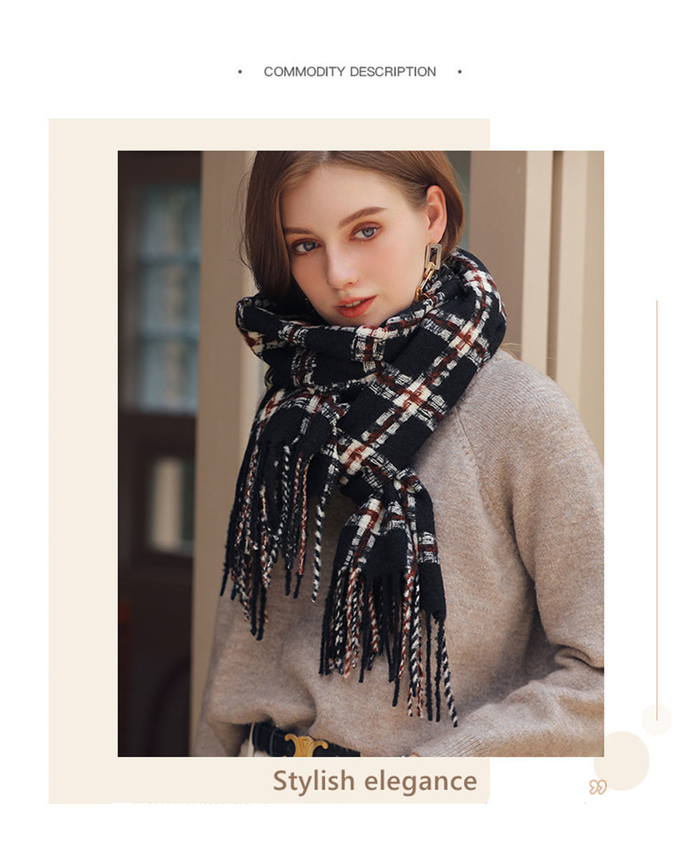 Design Cashmere Scarf Women Luxury Shawl and Wrap Flower Thick