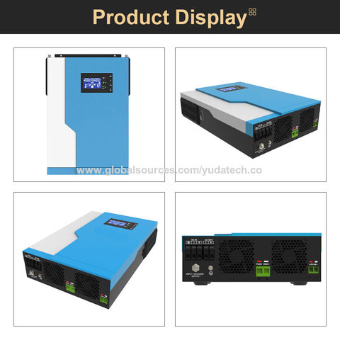 MUST MPPT 1000W Hybrid Off Grid Solar Inverter Built In 70A Charge  Controller