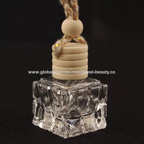 Buy Wholesale China Car Air Vent 10ml Square Mini Glass Parfum
