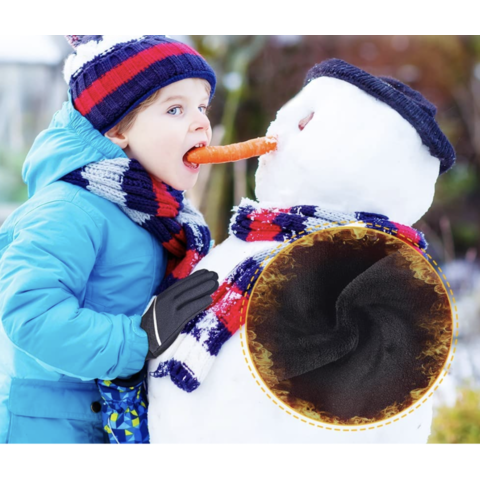 Guantes de nieve para bebés, guantes de esquí cálidos de invierno para niños  y niñas, 3