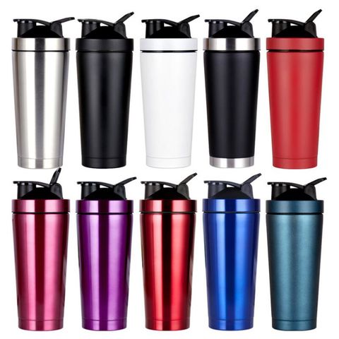 GYM Protein Shaker Bottle Stainless Steel Shake SWPS Water 750ml Drink  Mixer