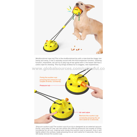 Dog Balls Treat Dispensing Dog Toys, Dog Toys for Aggressive Chewers Large  Breed, Nearly Indestructible Squeaky Dog Chew Toys for Large Dogs, Natural