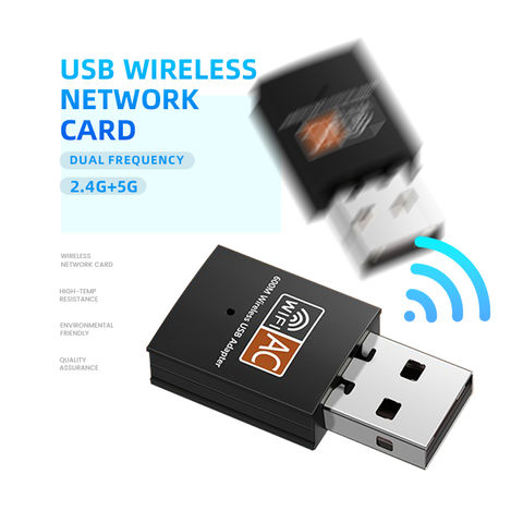 WiFi USB Key Wireless Adapter Wireless Dongle Integrated Antenna