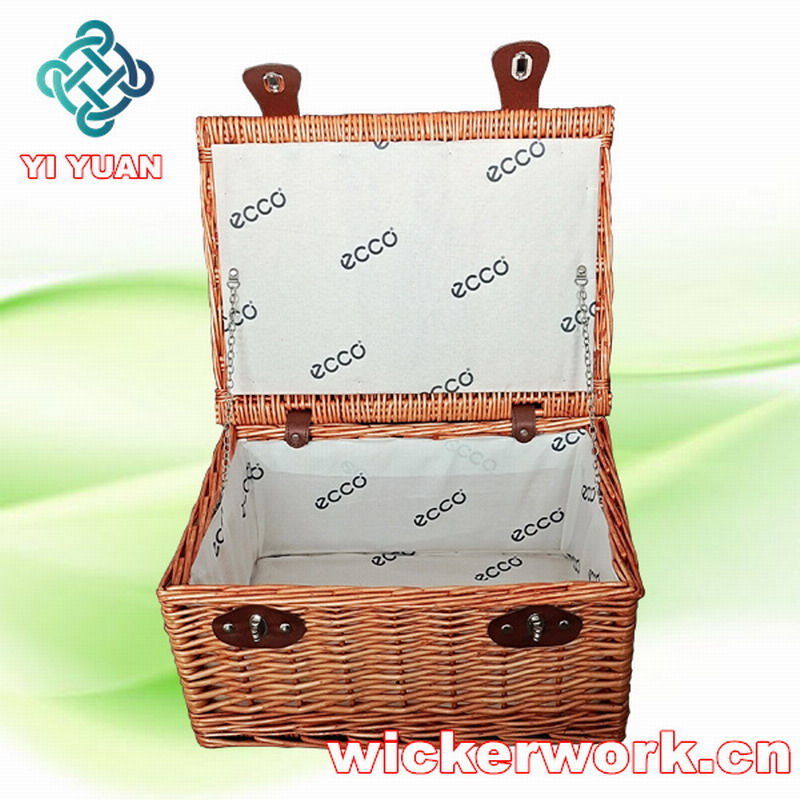 Wholesale Empty Wicker Picnic Basket, Wicker Hamper Picnic Basket For Outdoor Camping, Gift ...