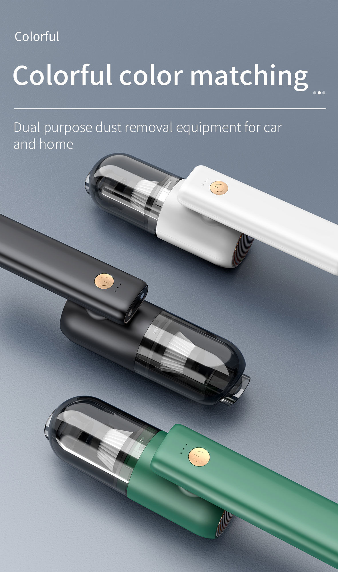 Buy Wholesale Hong Kong SAR Portable Car Vacuum Cleaner Handheld Vacuum