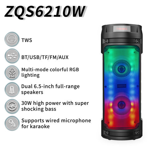 Achetez en gros Vente En Gros Zqs 6210w Haut-parleur Portable Sans