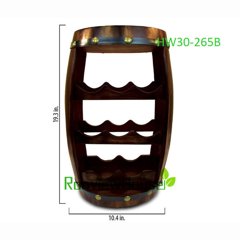 Buy Wholesale China Wood Wine Racks For 7 Bottles And 5 Cups Suitable