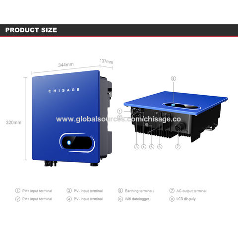 Achetez en gros Chisage Ess 20kw Ip66 Convertisseur Haute Efficacité Onduleur  Solaire Avec Cinq Ans De Garantie Pour La Vente Chine et Inverseur Solaire  à 827 USD