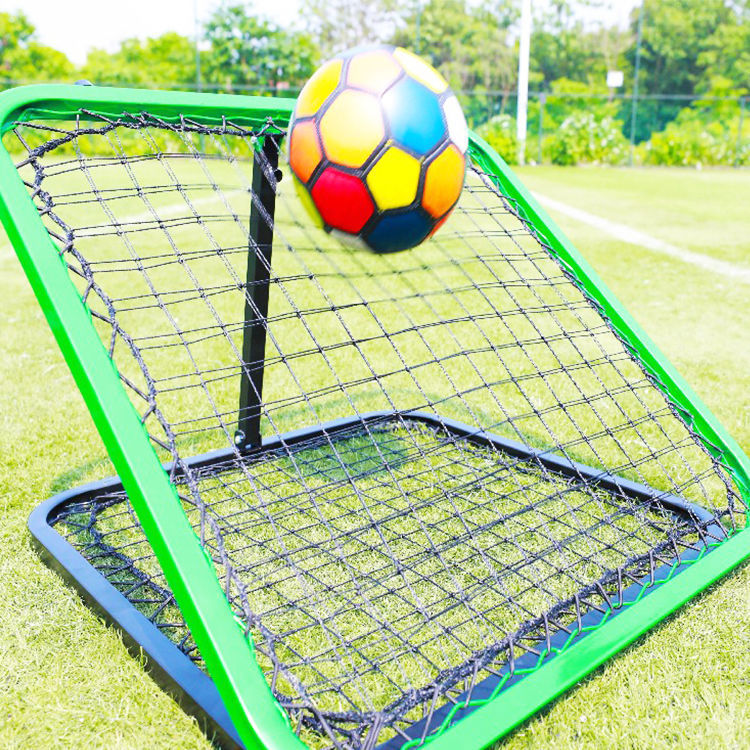Equipo de entrenamiento de fútbol A11N - Rebotador de fútbol portátil de 5  x 4 pies para entrenamiento de fútbol en equipo o solitario