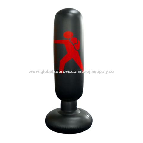 Columna de boxeo inflable para fitness, PVC grueso, columna de lucha tipo tumbler, juguete de ventilación para adultos, 1.6 metros de altura