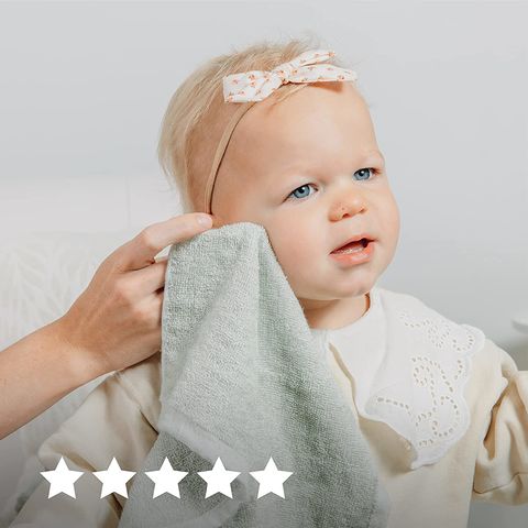 Juego de toallas de baño con capucha de bambú para piel sensible, natural,  ecológica, 30 x 30 pulgadas, toalla suave y absorbente para bebés, niños