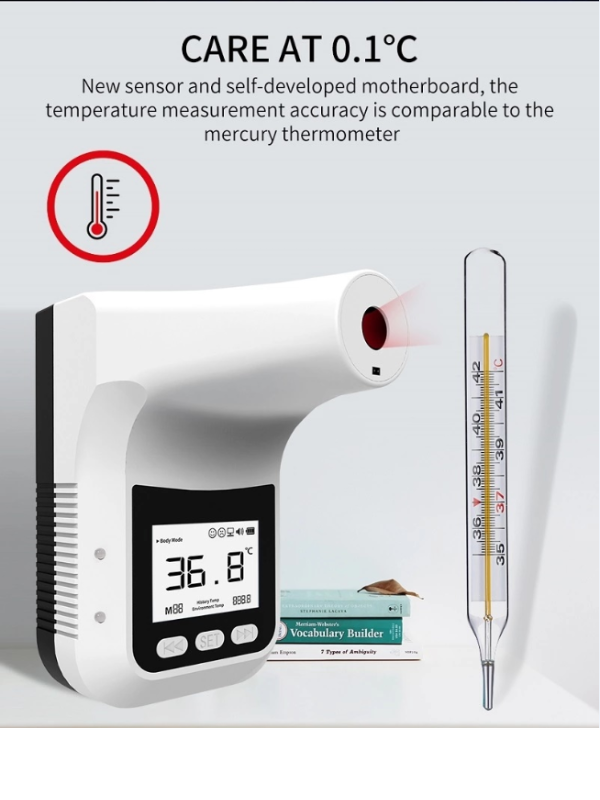 Wall Mounted Non-Contact Infrared Temperature Measurement K3 Pro