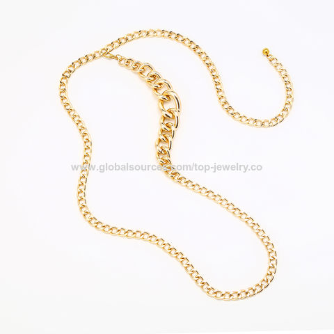 Buy Wholesale China Women Fashion Belt Hip High Waist Gold Silver