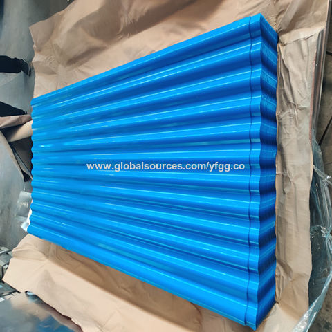 Light Weight Building Materials Colour Corrugated Metal Sheets - China Wave  Roofing Sheet, Colourbond Iron Sandbank