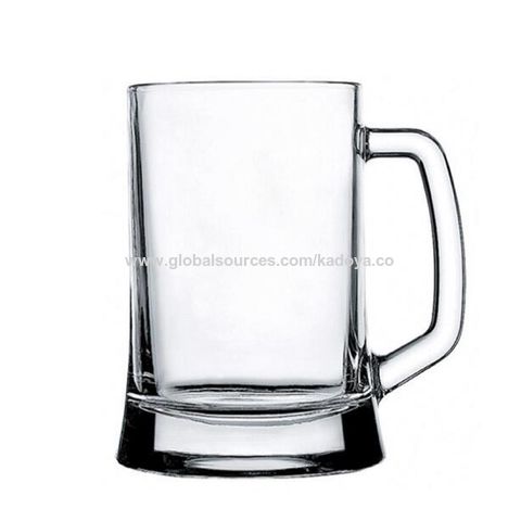 Buy Wholesale China Thick Bottom Juice Cold Drink Whisky Big Large Etched  Monogram Stein Cocktail Tea Beer Glass Mug & Beer Mug at USD 1.2
