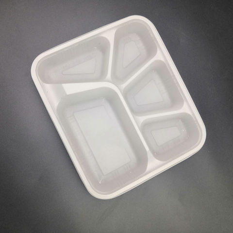 Environmentally friendly 8*3 inch corn starch packaging food box