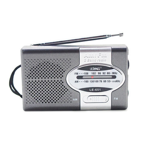 Compre Radio Pequeña Portátil Mini Bolsillo Con Forma De Dibujos Animados  Fm Auto Scan Radio Aceptable Logo Personalizado As-268c y Radio Exterior de  China por 1.69 USD