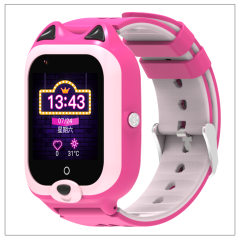 Reloj inteligente para niños y niñas con GPS, reloj de seguimiento de  fitness, para niños con teléfono de juego, alarma de voz y chat, cámara con