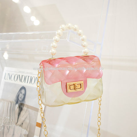 Buy Wholesale China Ladies Jelly Bags 2022 Summer Pearl Chain Mini