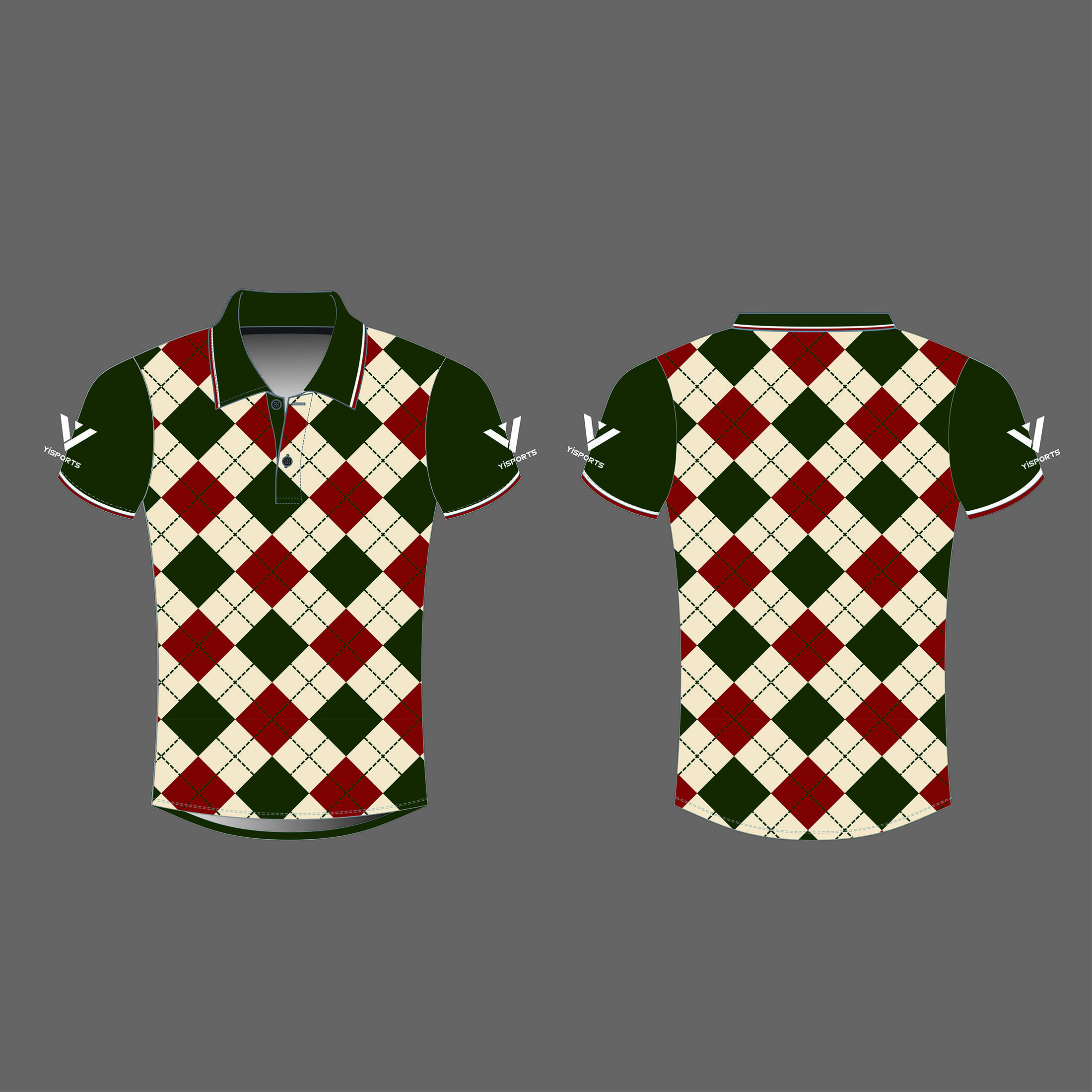 Buy Wholesale China Golf Polo Shirts With Upf50+, Made Of 85 Polyester